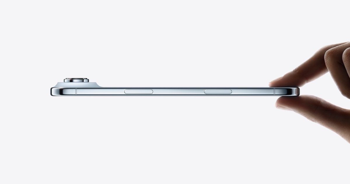 iPhone Air de perfil (imagen oficial de Apple)